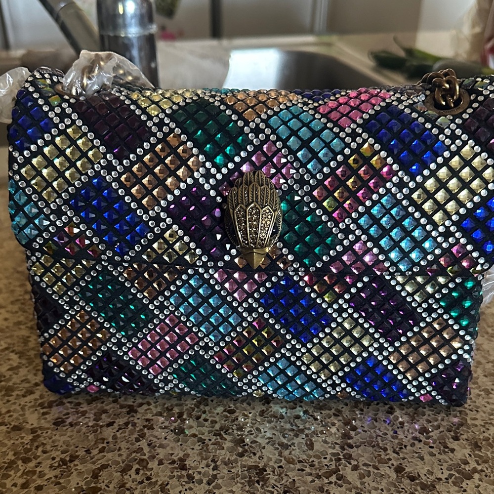 Kurt Geiger Multicolor Beaded Clutch
